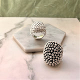 Sterling Silver Armadillo Bubble Ring