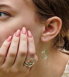 Sterling silver Music Earrings