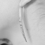 Sail Silver Long Drop Earrings