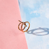 Sterling Silver T Ring