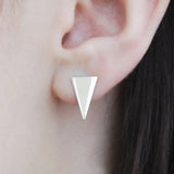 Triangle Silver Ear Jackets