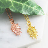 Rose Gold Holly Necklace