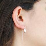 Triangle Geometric Drop Earrings