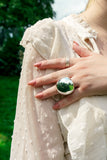 Sterling Silver Chunky Sphere Ring