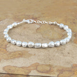 Nugget Designer Silver Bracelet