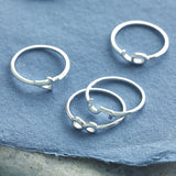 Silver Number Ring