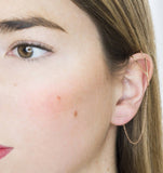 Rose Gold Chain Ear Cuff Earrings