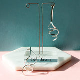 Spiral Drop Dangle Ear Jackets