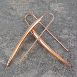Rose Gold Chilli Pepper Earrings