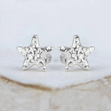 Starfish Silver Stud Earrings