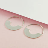Minimal Small Silver Hoop Earrings