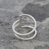 Sterling Silver Geometric Ring