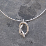 Nautical Silver Choker with Pendant