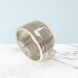Chunky Large Sterling Silver Bangle