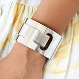Chunky Large Sterling Silver Bangle