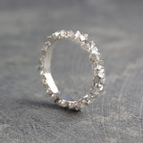 Pyrite Contemporary Silver Ring