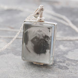 Square Silver Locket