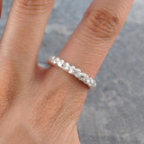 Pyrite Contemporary Silver Ring