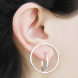 Orbit Geometric Small Hoop Earrings