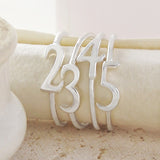 Silver Number Ring