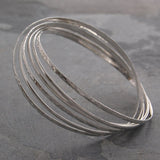 Silver Russian Bangle