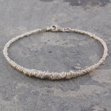 Loops Designer Silver Bracelet