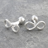 INFINITY STERLING SILVER CUFFLINKS