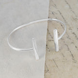 Bar Solid Silver Bangle