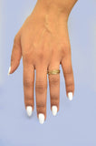 Gold Wire Contemporary Ring
