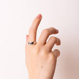 Silver Inset Screw Rings