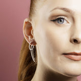 Sterling Silver Loop Drop Earrings