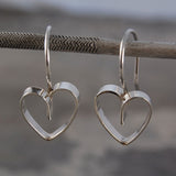 Silver Lace Heart Pendant Necklace