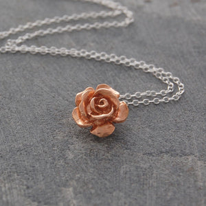 Rose Flower Rose Gold Pendant