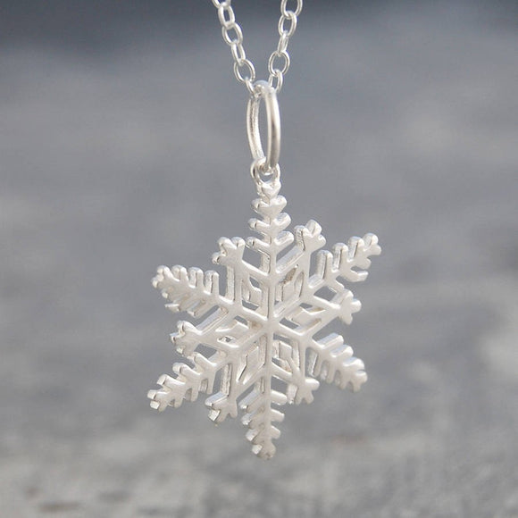 Silver Snowflake Pendant