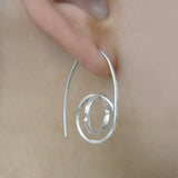 Loop Silver Hoop Earrings