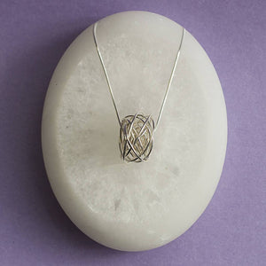Sterling Silver Nest Necklace