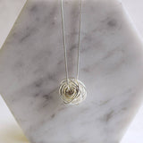 Sterling Silver Nest Necklace