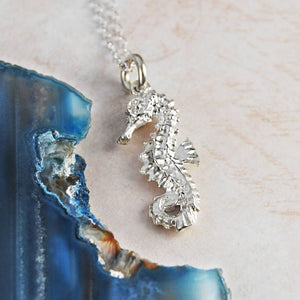 Silver Seahorse Necklace